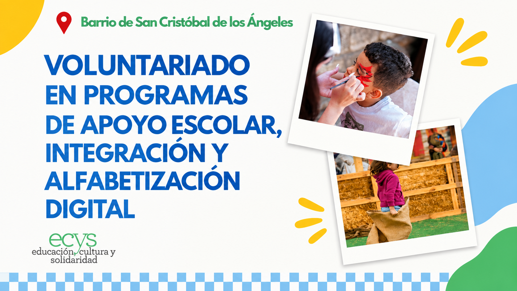 COMPARTE, ENSEÑA Y TRANSFORMA — Voluntariado en San Cristóbal de los Ángeles.